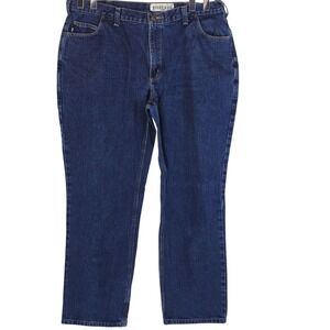 Carhartt FR Jeans Mens 42x34 Blue Flame Resistant Denim Pants Workwear Safety